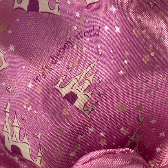 Vintage Disney Parks Minnie Mouse Plush Stuffed Animal Pink Castle Dress - Picture 13 of 16